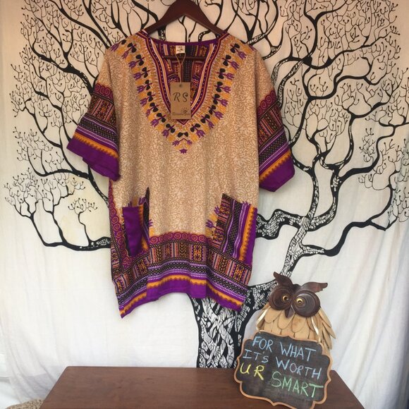 🤗453-You Are FUNtastic 💛Riviera Sun Dashiki - Picture 2 of 6